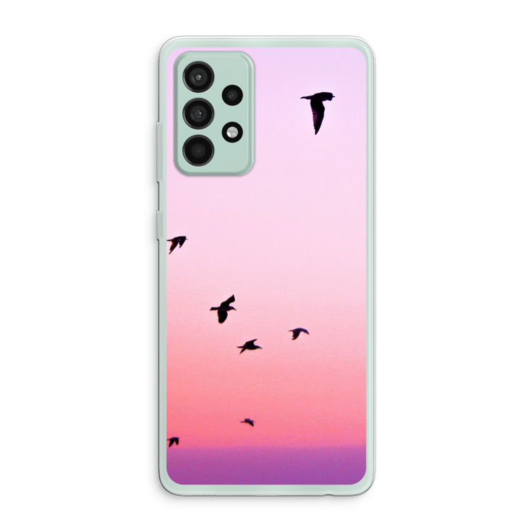 Fly away: Samsung Galaxy A52s 5G Transparant Hoesje