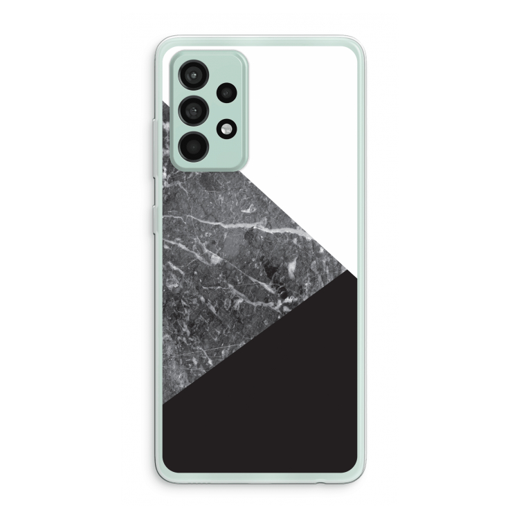 Combinatie marmer: Samsung Galaxy A52s 5G Transparant Hoesje