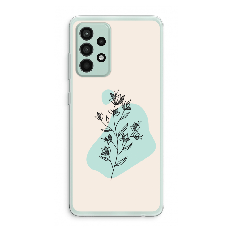 Violets are blue: Samsung Galaxy A52s 5G Transparant Hoesje