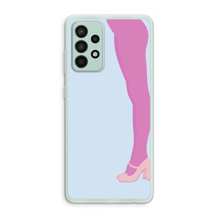 Pink panty: Samsung Galaxy A52s 5G Transparant Hoesje