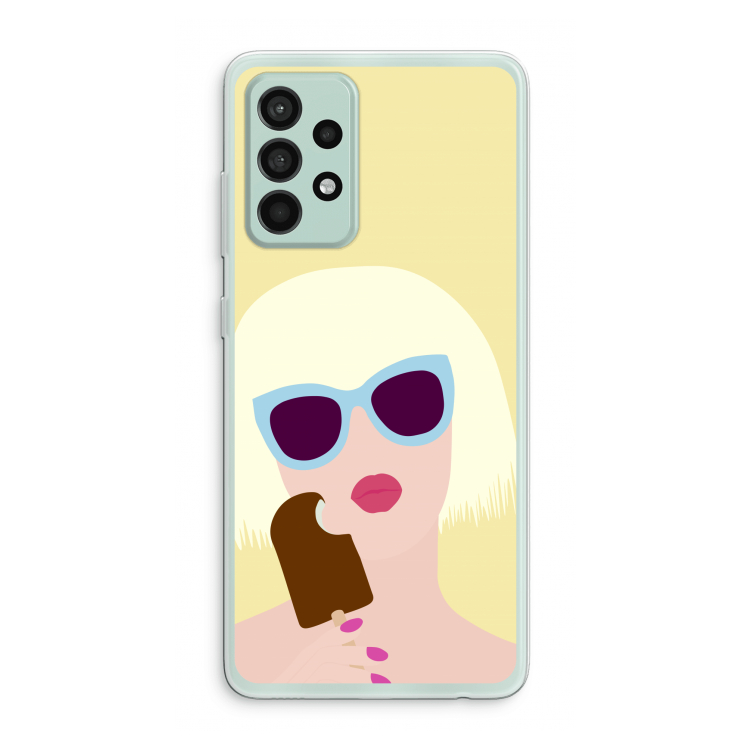 Ice cream: Samsung Galaxy A52s 5G Transparant Hoesje