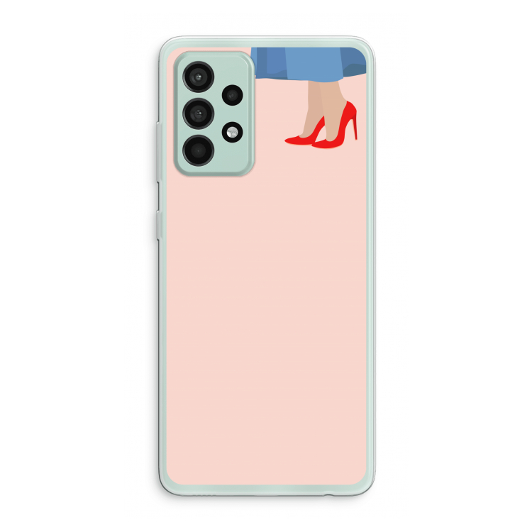High heels: Samsung Galaxy A52s 5G Transparant Hoesje