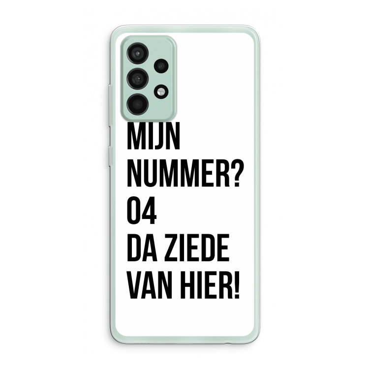 Da ziede van hier: Samsung Galaxy A52s 5G Transparant Hoesje