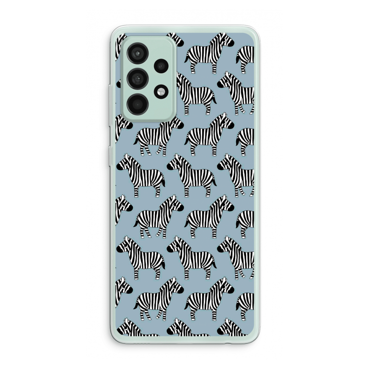 Zebra: Samsung Galaxy A52s 5G Transparant Hoesje