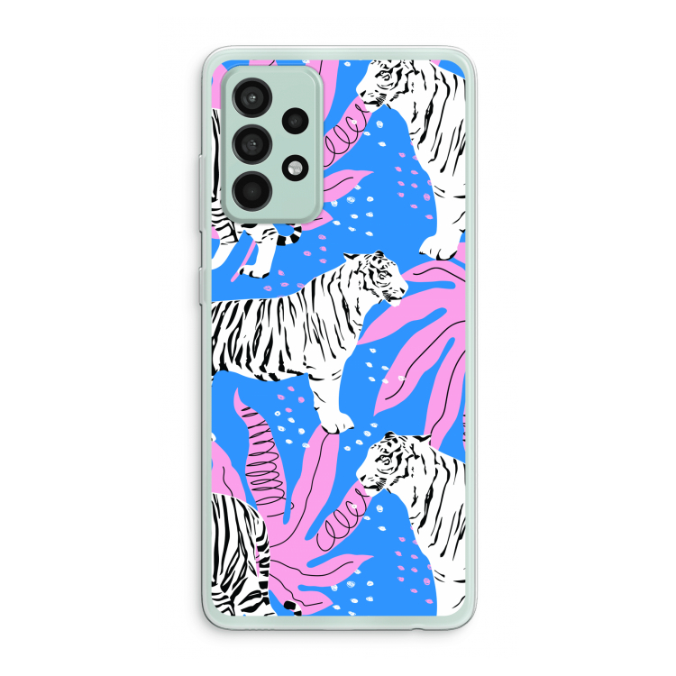 Tijger: Samsung Galaxy A52s 5G Transparant Hoesje