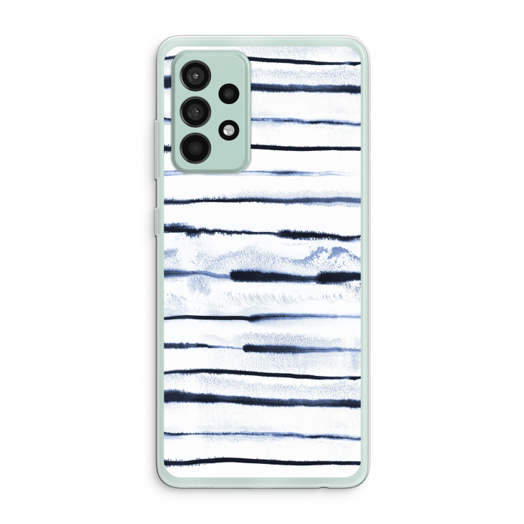 Ink Stripes: Samsung Galaxy A52s 5G Transparant Hoesje