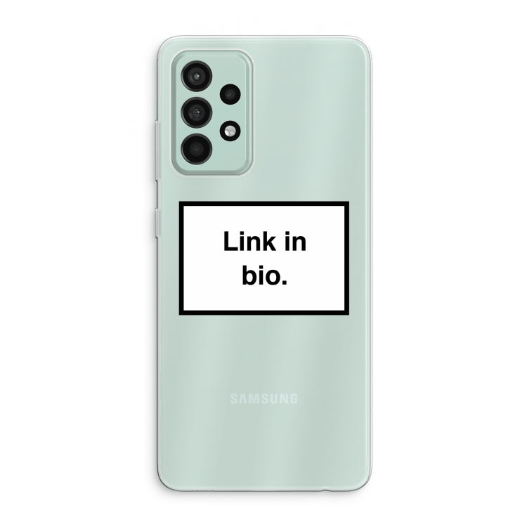 Link in bio: Samsung Galaxy A52s 5G Transparant Hoesje
