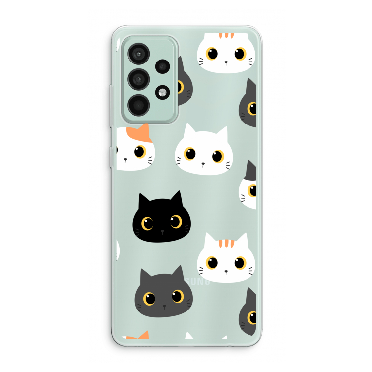 Katten: Samsung Galaxy A52s 5G Transparant Hoesje