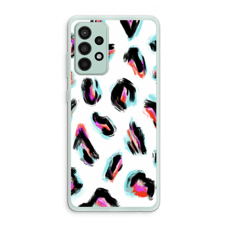 Cheetah color: Samsung Galaxy A52s 5G Transparant Hoesje