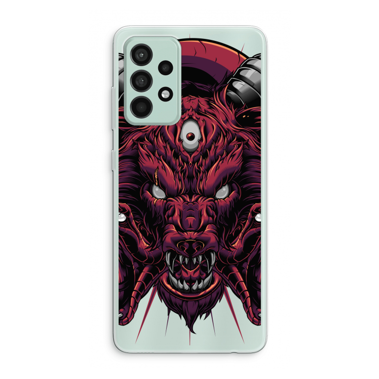 Hell Hound and Serpents: Samsung Galaxy A52s 5G Transparant Hoesje