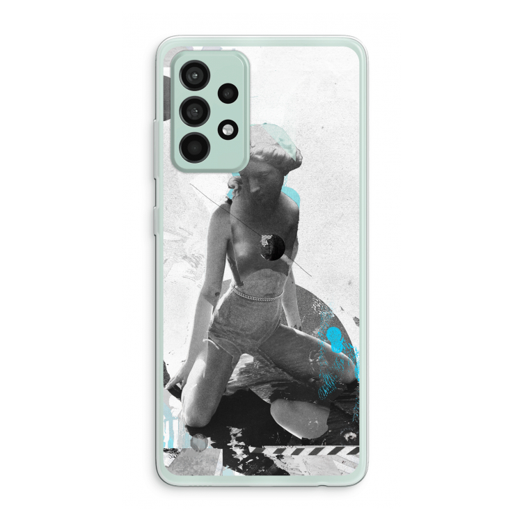 I will not feel a thing: Samsung Galaxy A52s 5G Transparant Hoesje