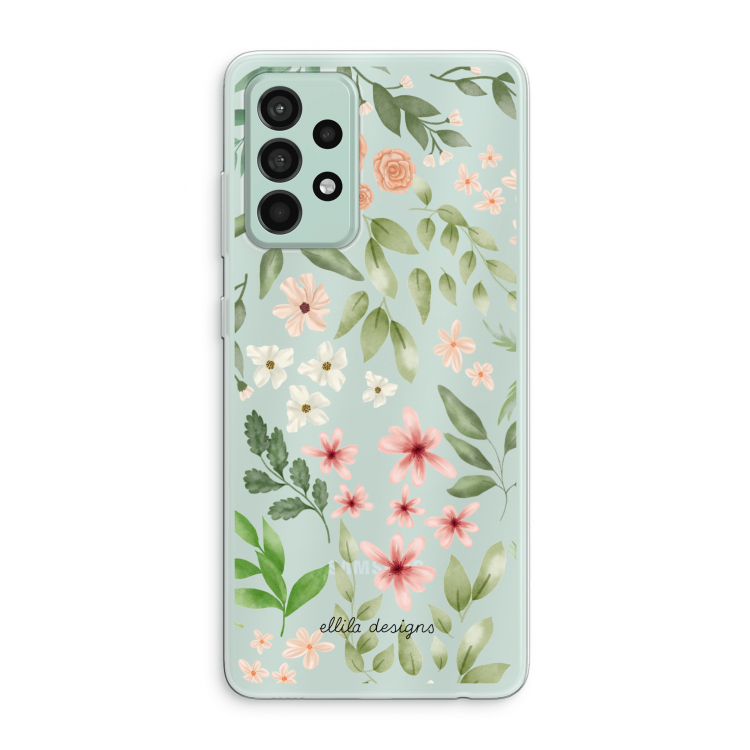 Botanical sweet flower heaven: Samsung Galaxy A52s 5G Transparant Hoesje