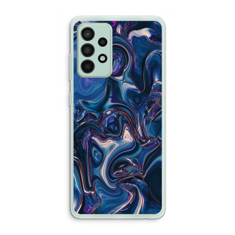 Mirrored Mirage: Samsung Galaxy A52s 5G Transparant Hoesje