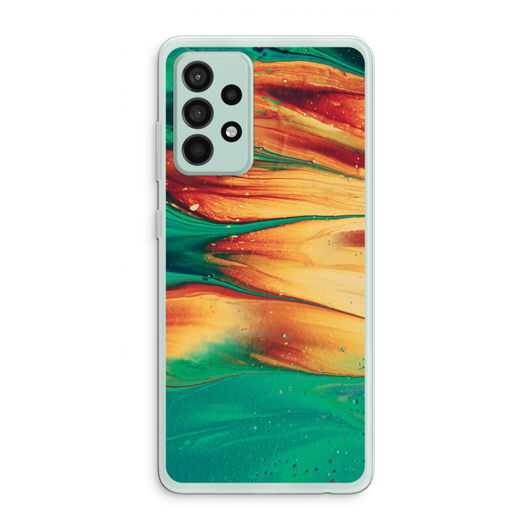 Green Inferno: Samsung Galaxy A52s 5G Transparant Hoesje
