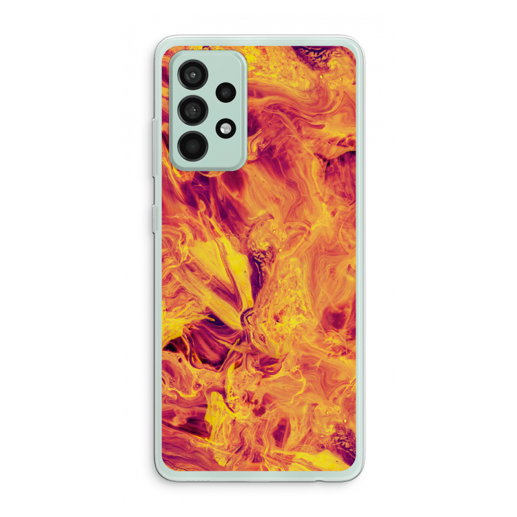 Eternal Fire: Samsung Galaxy A52s 5G Transparant Hoesje