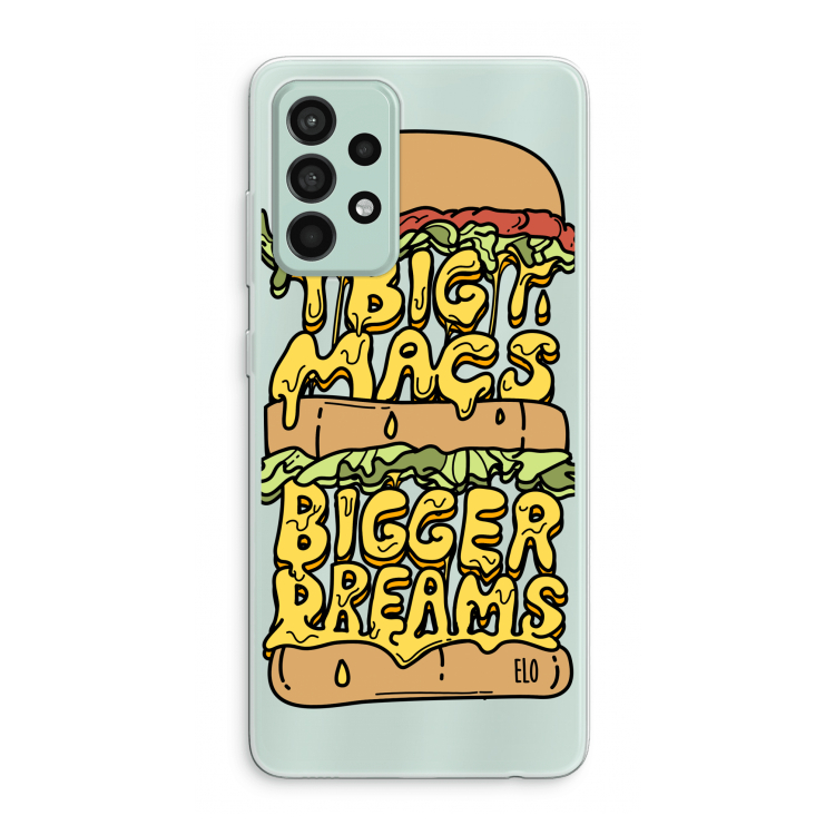 Big Macs Bigger Dreams: Samsung Galaxy A52s 5G Transparant Hoesje