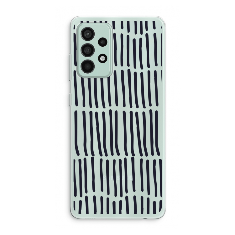 Moroccan stripes: Samsung Galaxy A52s 5G Transparant Hoesje
