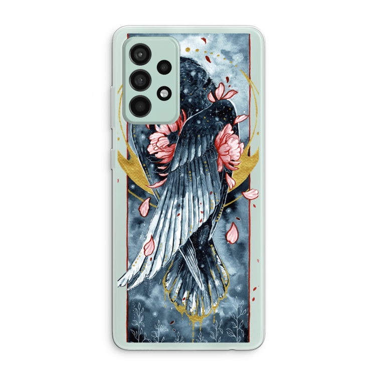 Golden Raven: Samsung Galaxy A52s 5G Transparant Hoesje