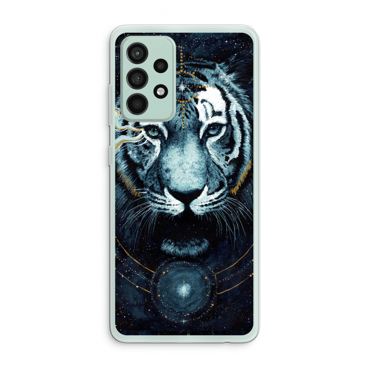 Darkness Tiger: Samsung Galaxy A52s 5G Transparant Hoesje