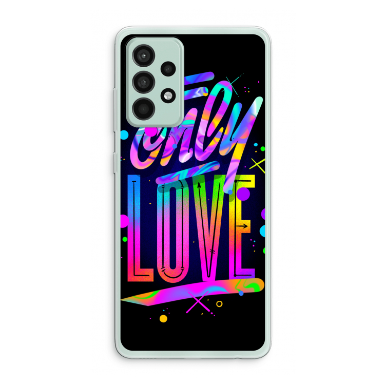 Only Love: Samsung Galaxy A52s 5G Transparant Hoesje