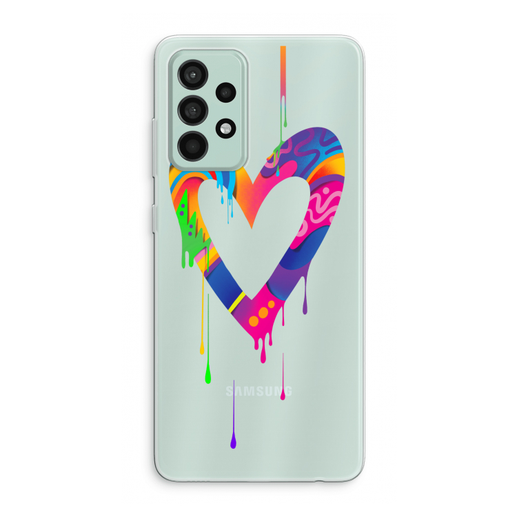 Melts My Heart: Samsung Galaxy A52s 5G Transparant Hoesje