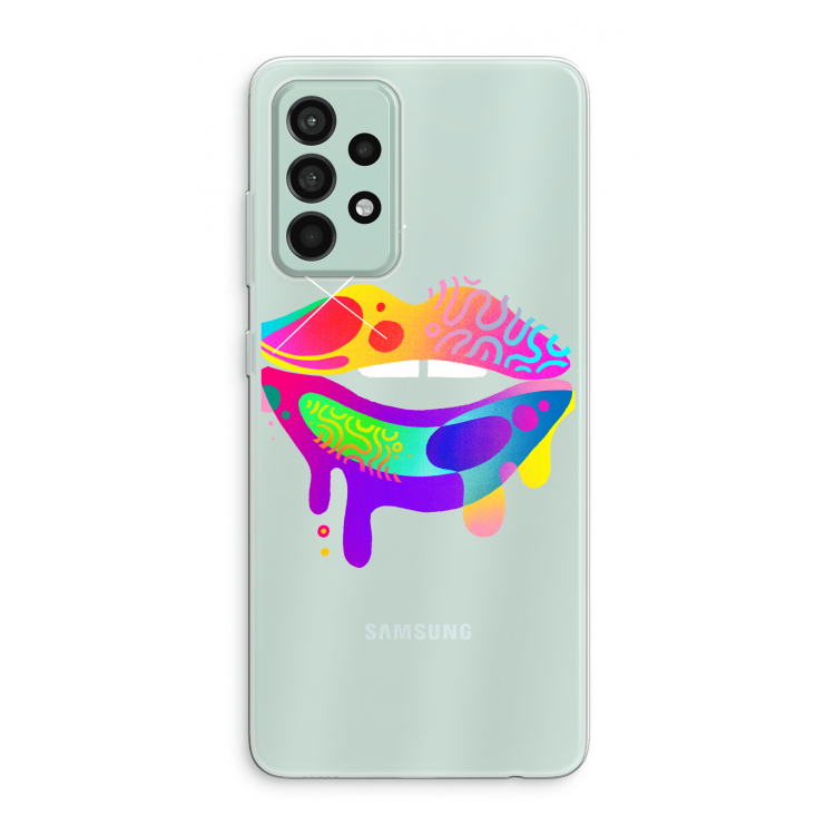 Lip Palette: Samsung Galaxy A52s 5G Transparant Hoesje