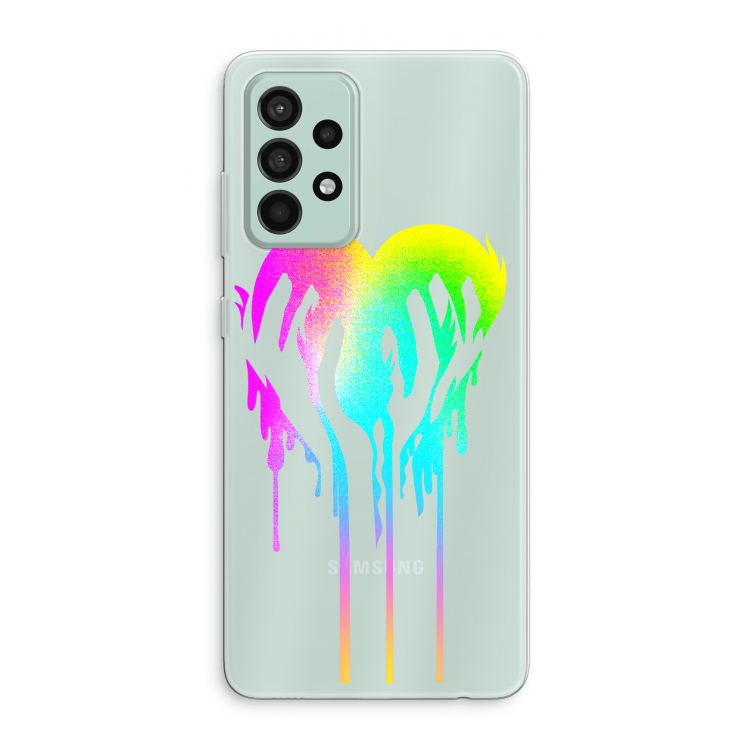 Hold My Heart: Samsung Galaxy A52s 5G Transparant Hoesje