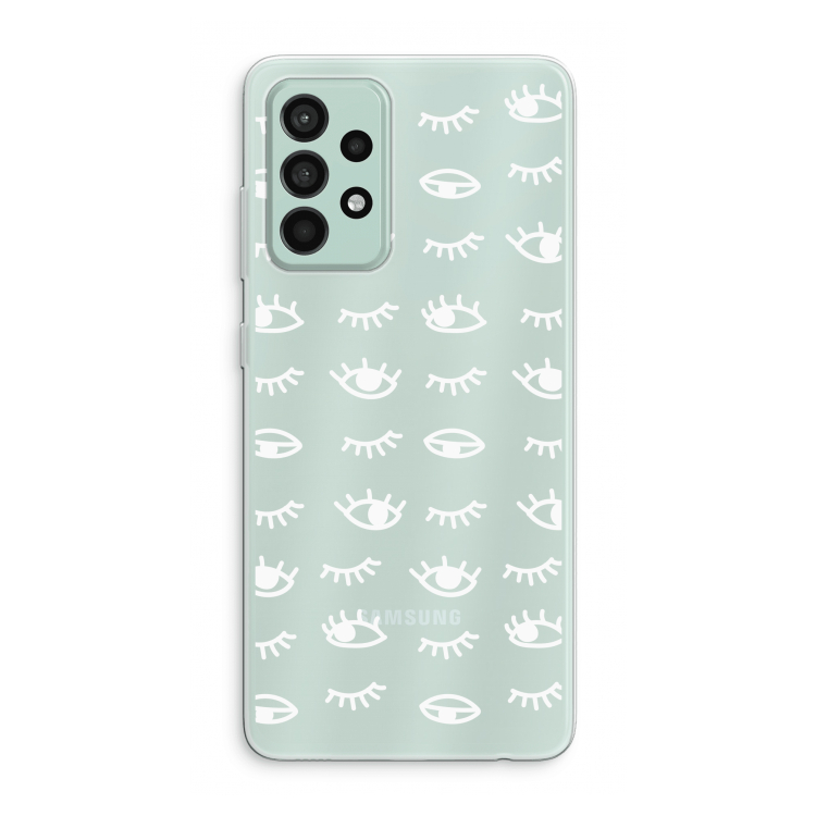 Eye pattern #3: Samsung Galaxy A52s 5G Transparant Hoesje