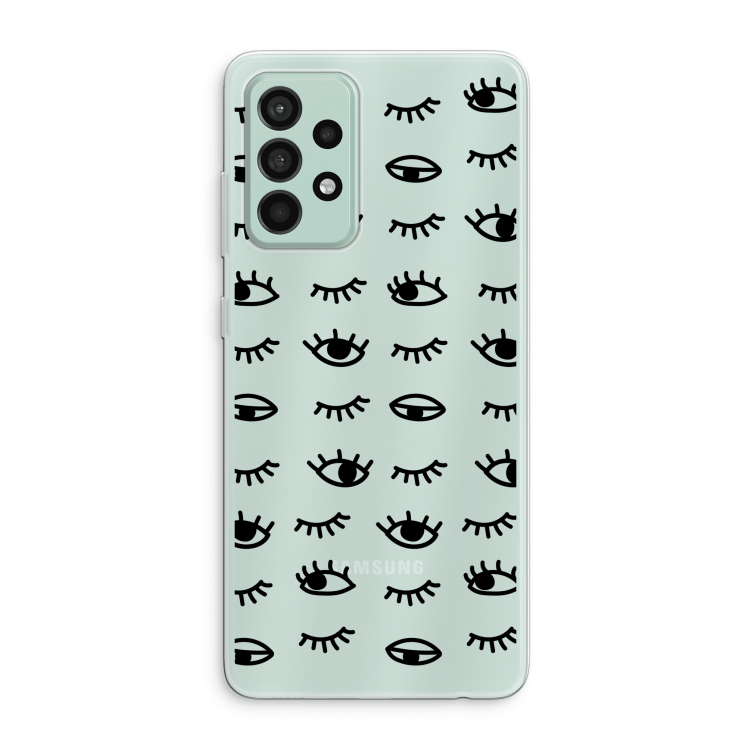 Eye pattern #2: Samsung Galaxy A52s 5G Transparant Hoesje