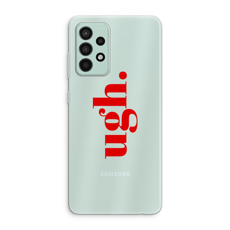 Ugh: Samsung Galaxy A52s 5G Transparant Hoesje