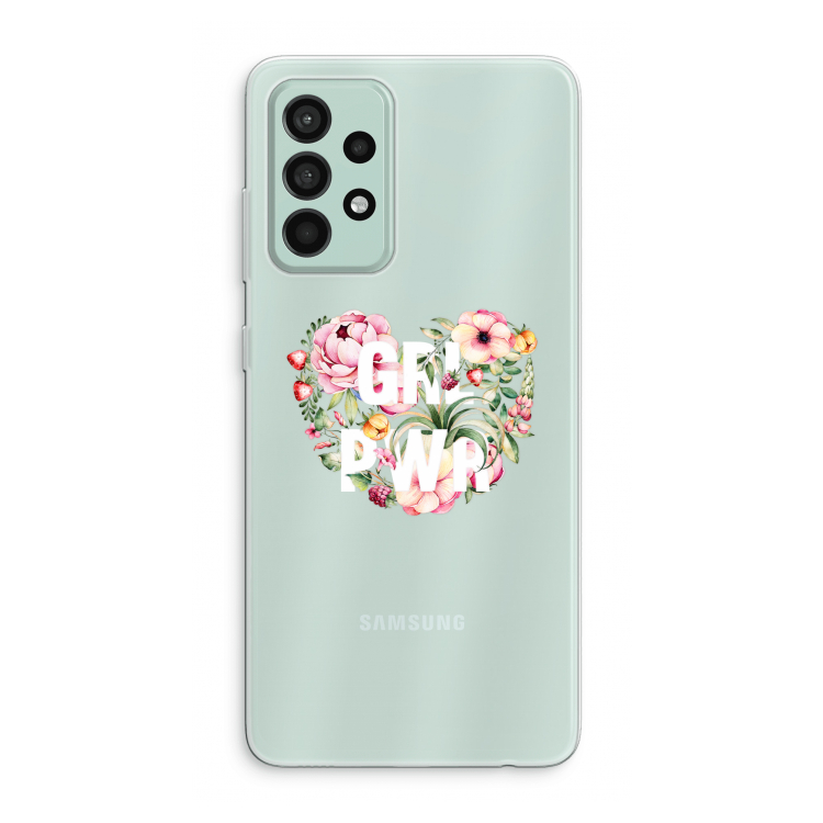 GRL PWR Flower: Samsung Galaxy A52s 5G Transparant Hoesje