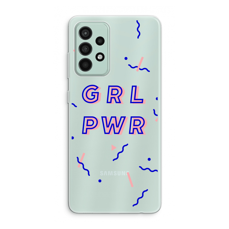 GRL PWR: Samsung Galaxy A52s 5G Transparant Hoesje