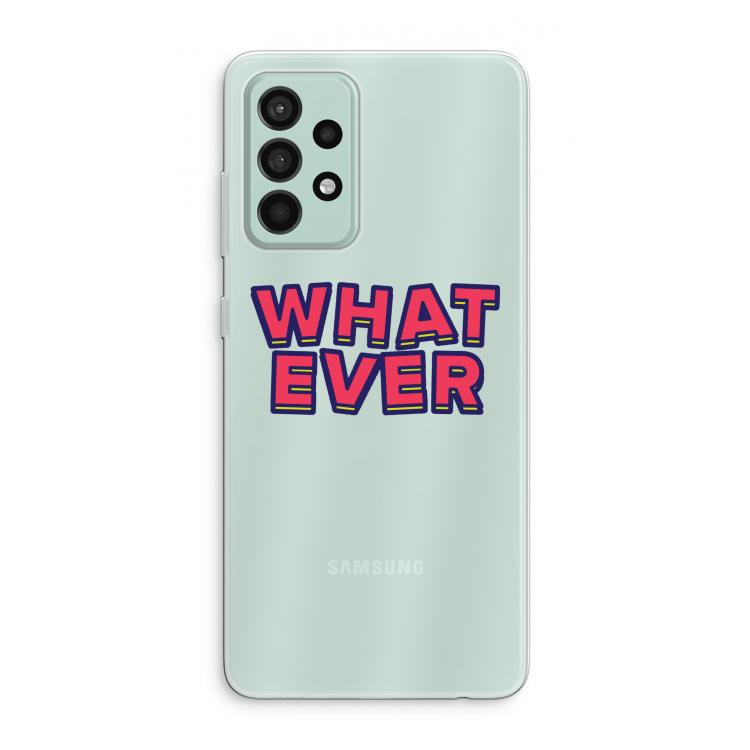 Whatever: Samsung Galaxy A52s 5G Transparant Hoesje