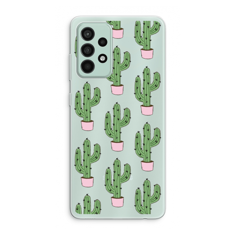 Cactus Lover: Samsung Galaxy A52s 5G Transparant Hoesje