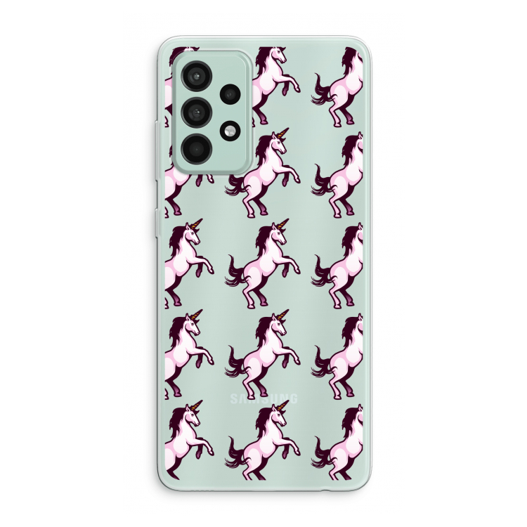 Musketon Unicorn: Samsung Galaxy A52s 5G Transparant Hoesje