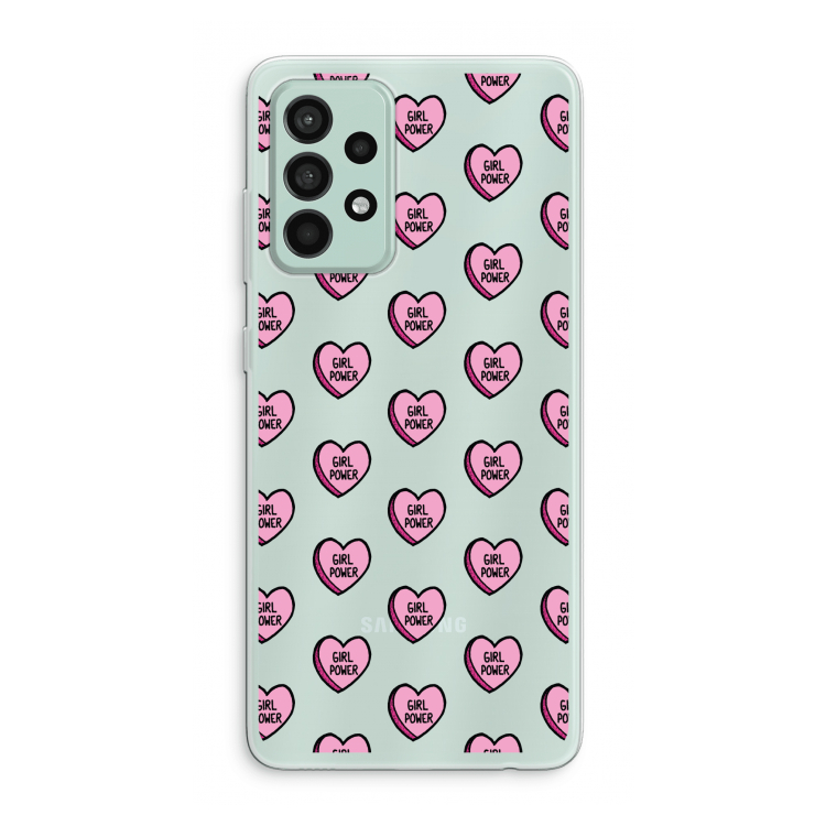 GIRL POWER: Samsung Galaxy A52s 5G Transparant Hoesje