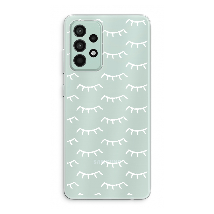 Wimpers: Samsung Galaxy A52s 5G Transparant Hoesje