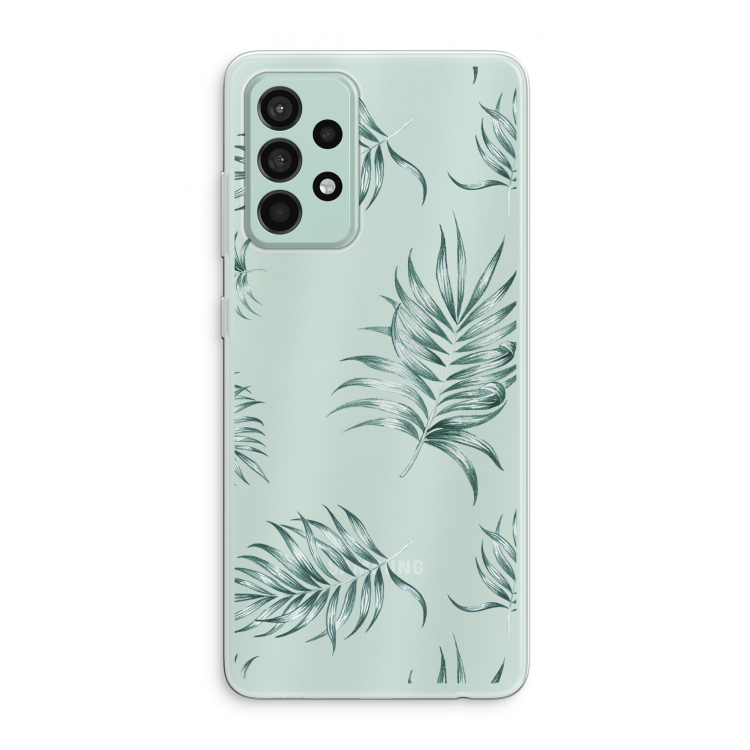Simple leaves: Samsung Galaxy A52s 5G Transparant Hoesje