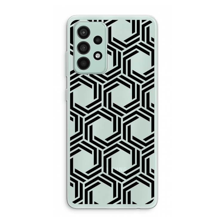Geometrisch patroon: Samsung Galaxy A52s 5G Transparant Hoesje