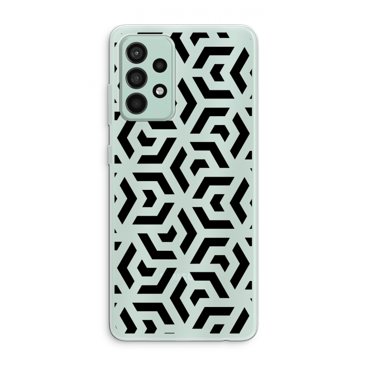 Crazy pattern: Samsung Galaxy A52s 5G Transparant Hoesje