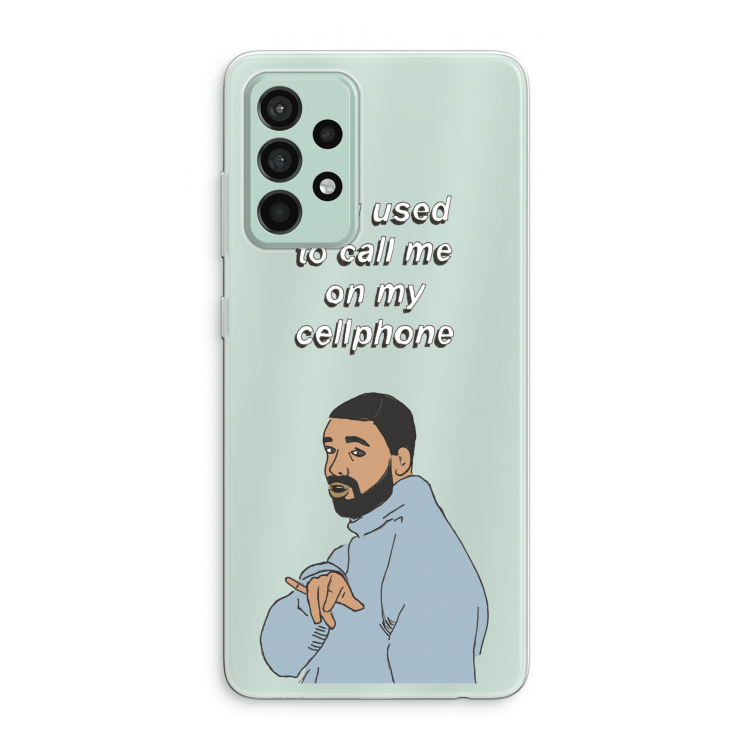 Hotline bling: Samsung Galaxy A52s 5G Transparant Hoesje