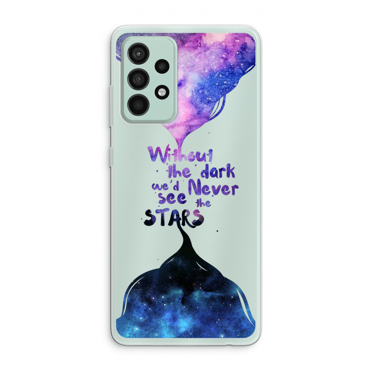 Stars quote: Samsung Galaxy A52s 5G Transparant Hoesje