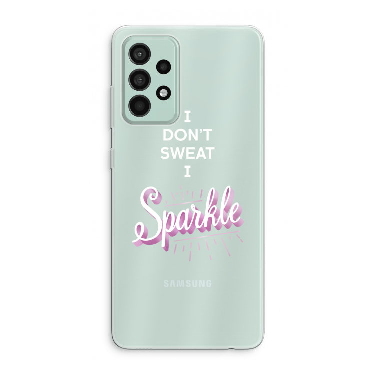 Sparkle quote: Samsung Galaxy A52s 5G Transparant Hoesje