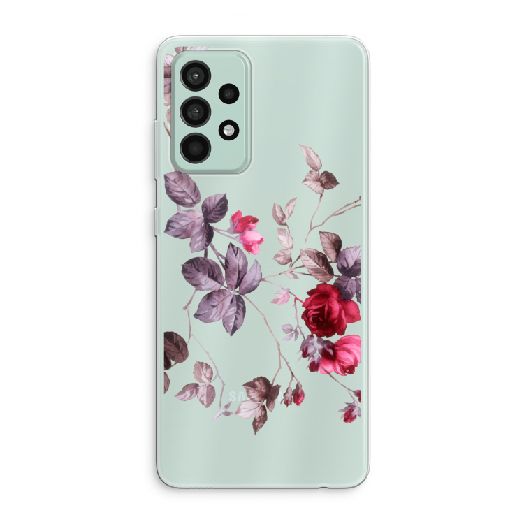 Mooie bloemen: Samsung Galaxy A52s 5G Transparant Hoesje