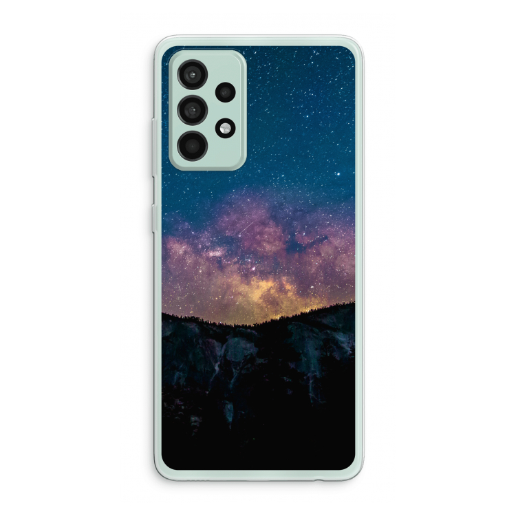 Travel to space: Samsung Galaxy A52s 5G Transparant Hoesje