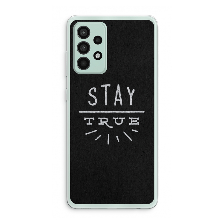 Stay true: Samsung Galaxy A52s 5G Transparant Hoesje