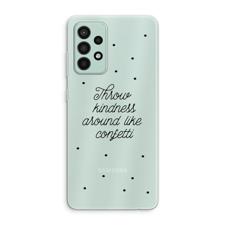 Confetti: Samsung Galaxy A52s 5G Transparant Hoesje