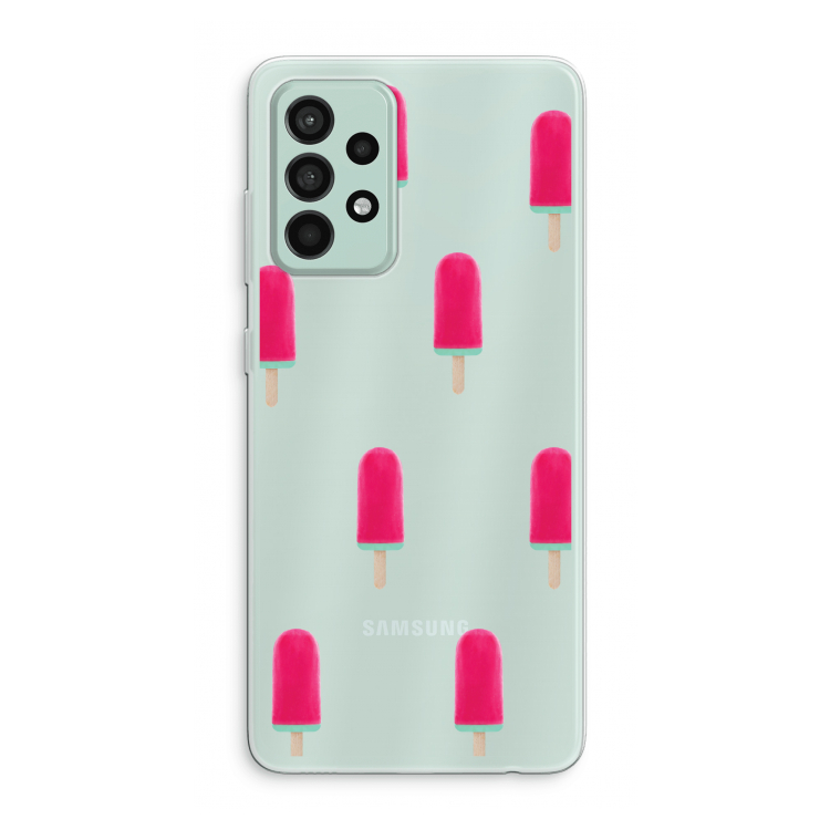 Waterijsje: Samsung Galaxy A52s 5G Transparant Hoesje