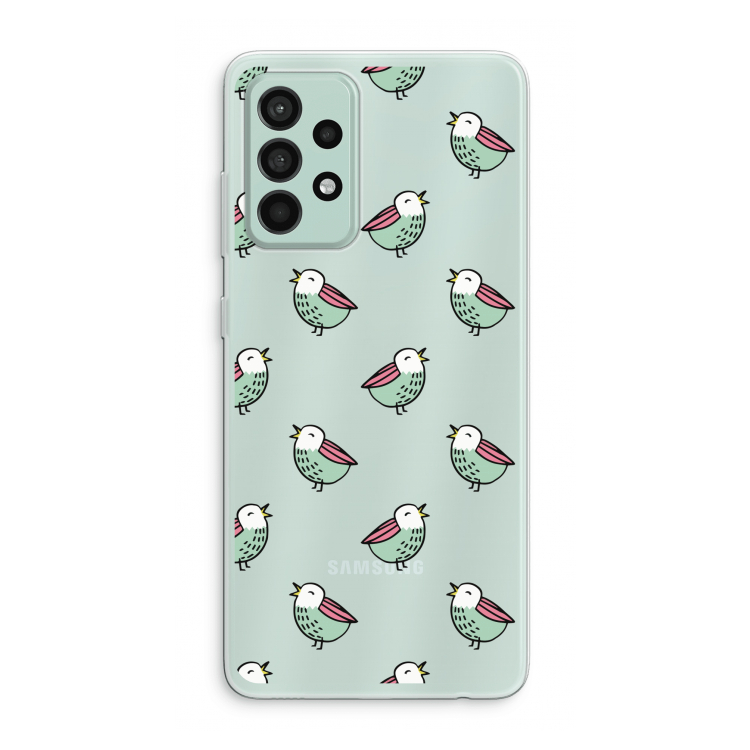 Vogeltjes: Samsung Galaxy A52s 5G Transparant Hoesje