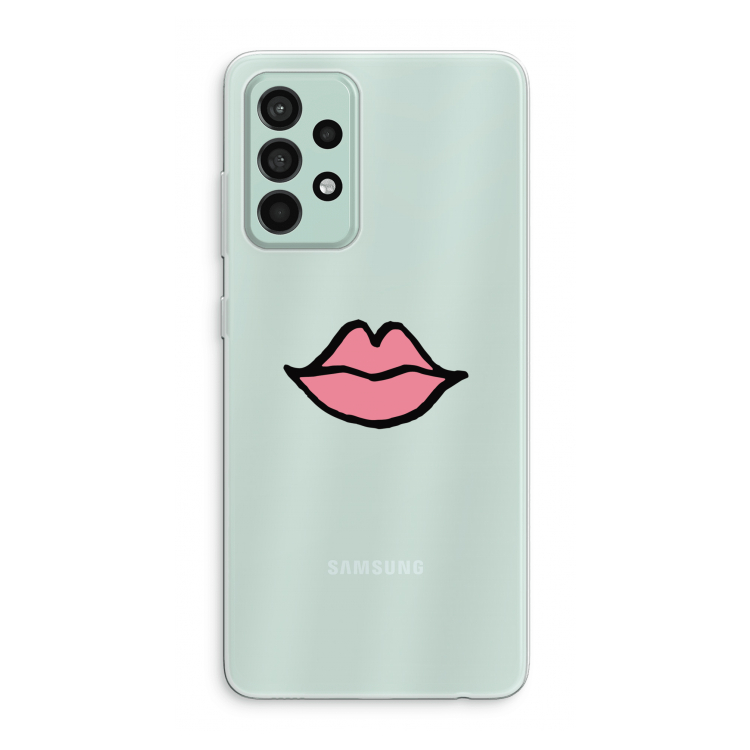 Kusje: Samsung Galaxy A52s 5G Transparant Hoesje